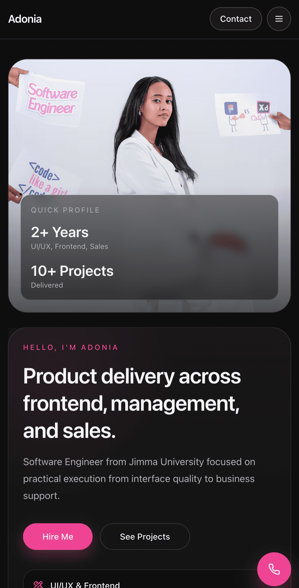 This Portfolio screenshot 2
