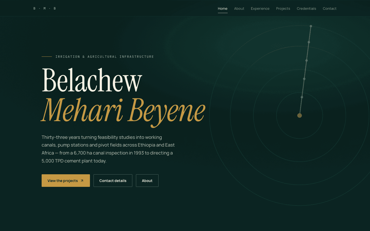 Belachew Mehari interface preview