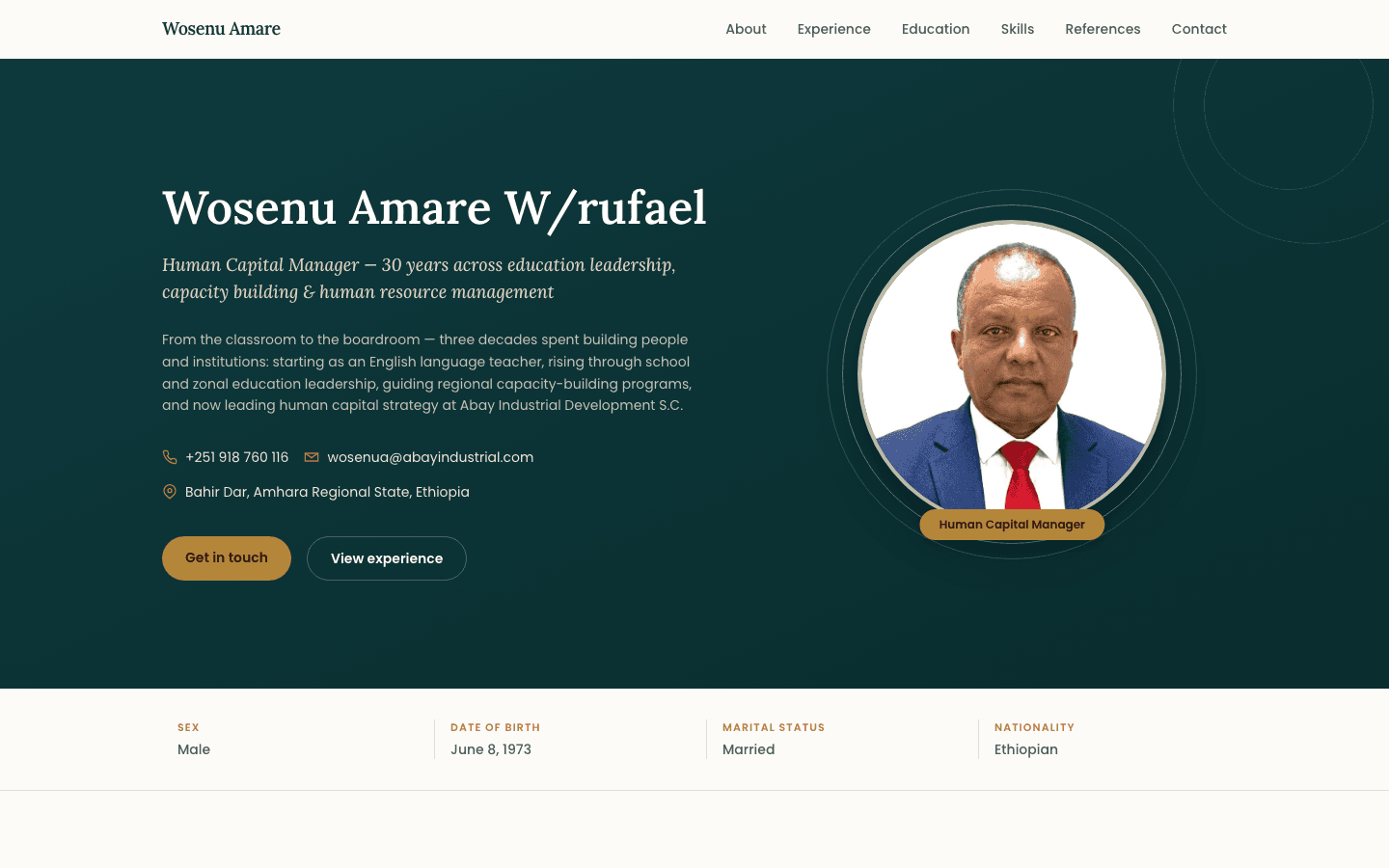 Wosenu interface preview
