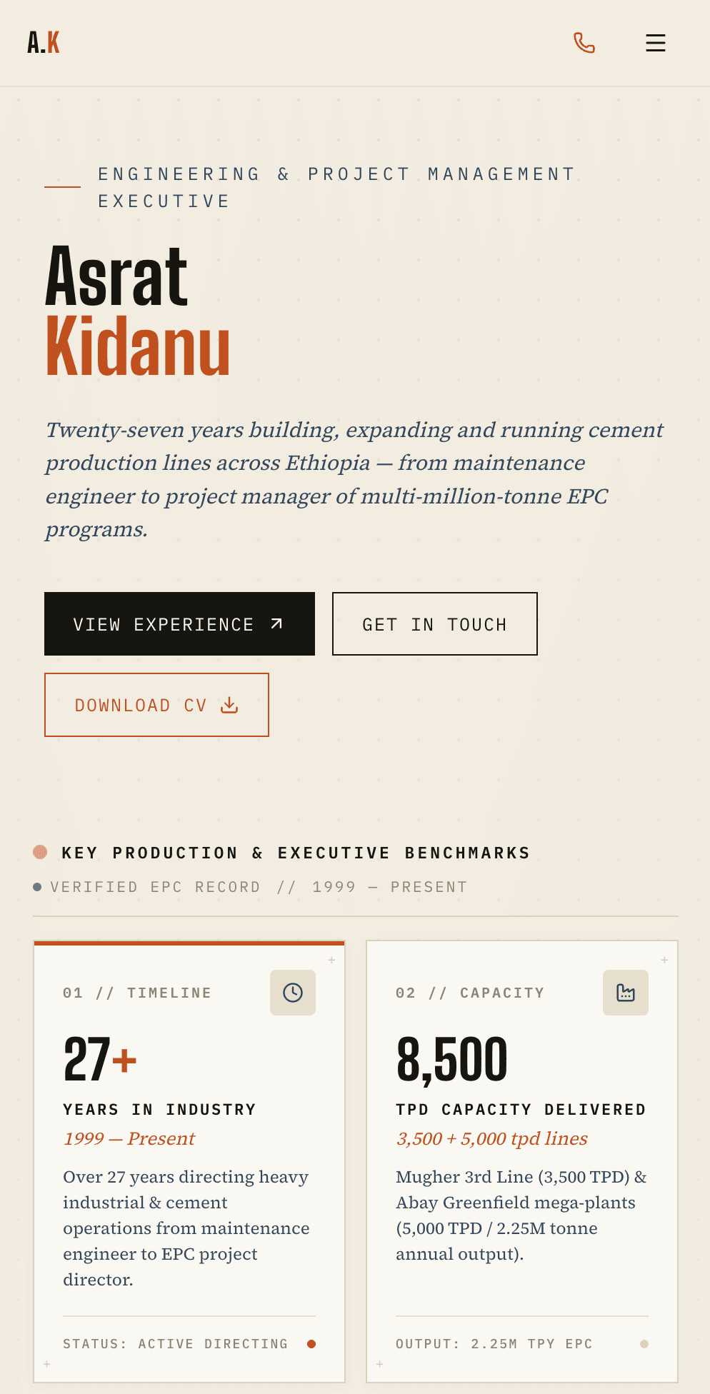 Asrat Kidanu mobile preview