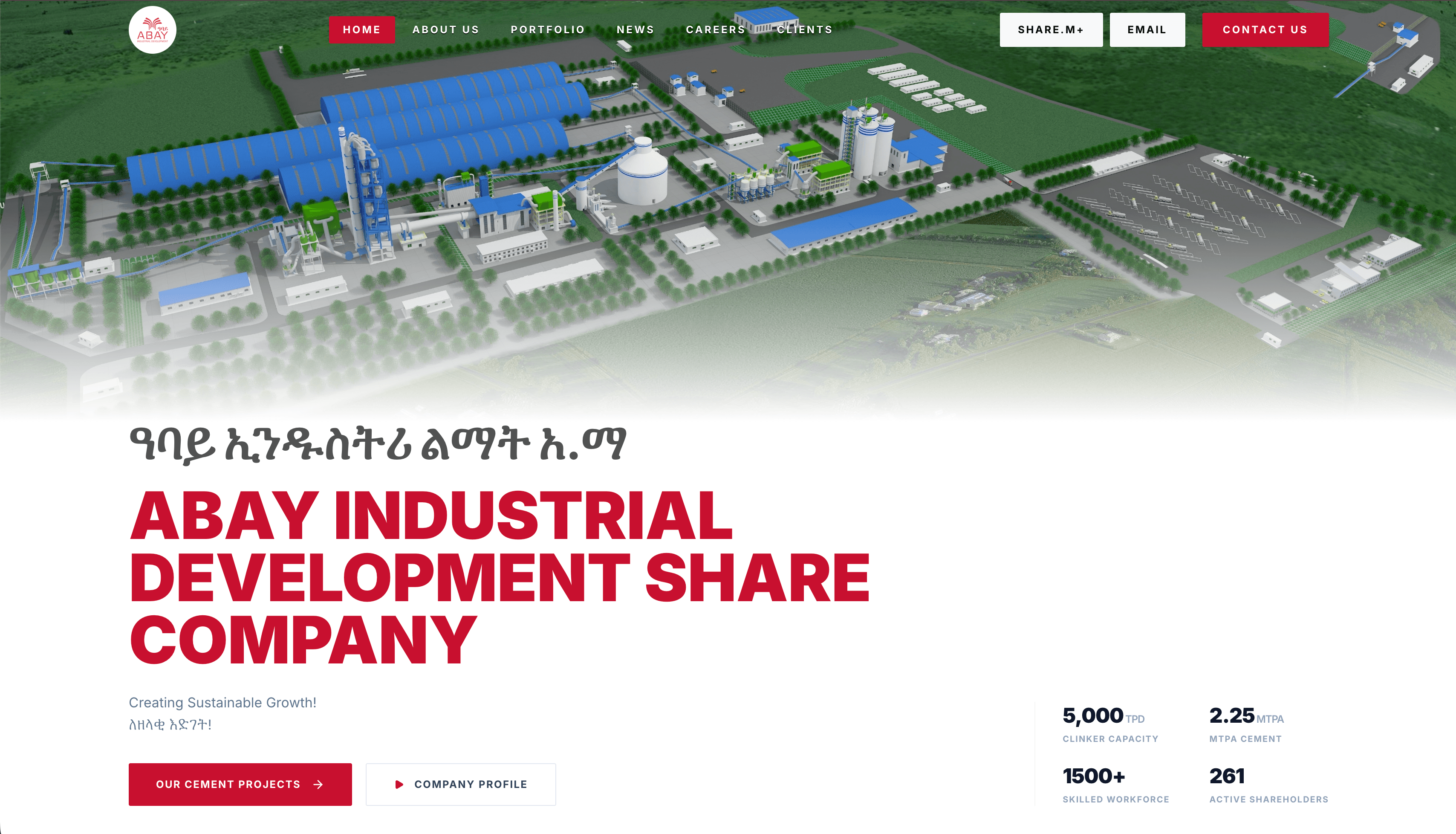 Abay Industrial interface preview